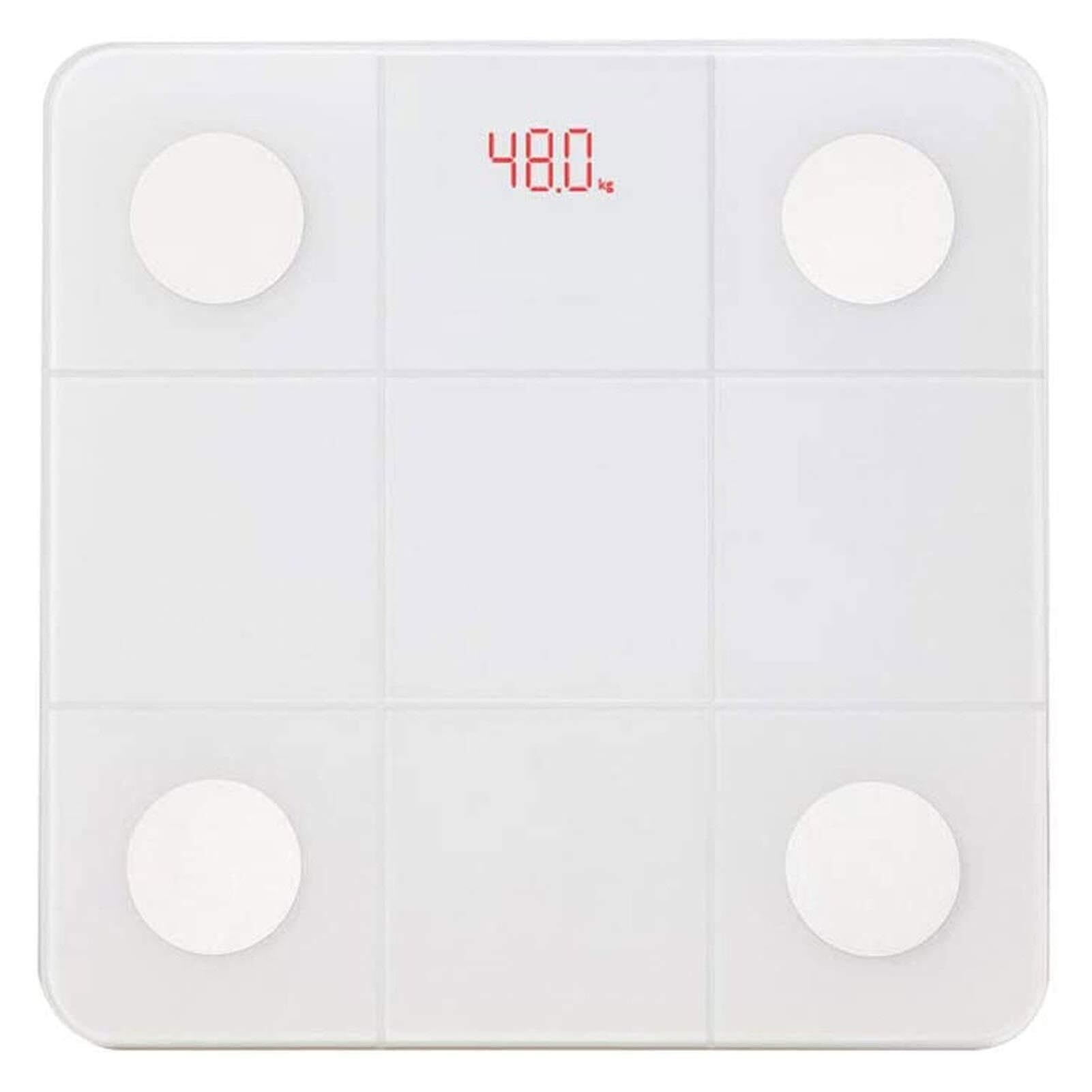 Digital Bathroom Scale with Easy-to-Read Backlit LCD Smart Fat Measurement Small Body Fat Scale