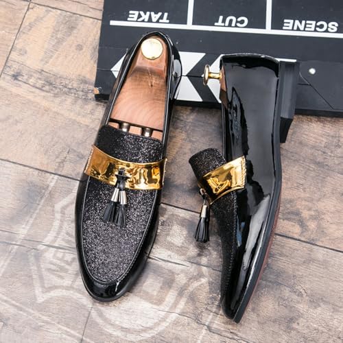 Business Casual Shoes Men - Dress Shoes,Black Shoes for Men, Men's Loafers & Slip-ons - Business Casual Shoes for Nightclub & Hairdresser3
