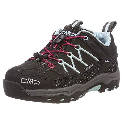 CMP Unisex Kids Rigel Low Shoes Wp Trekking-& Wanderhalbschuhe, Braun (Arabica-Sky Light 76bn), 40 EU