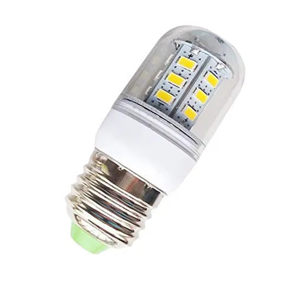 NXCVBNKZJ KJXP Lighting, Pack of 10, LED Globe Bulbs AC220V 3W E27 5730SMD-24LED Bulb Light Corn Lamp(Warm White)