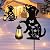 ZFNN Solar Garden Decor Lights,Outdoor Metal Dog Statues with Lantern, Waterproof Solar Lights for Yard Patio Lawn Art Decoration, Gardening Gifts for Women Mom Dog Lovers Mothers Day, 2 Pack
