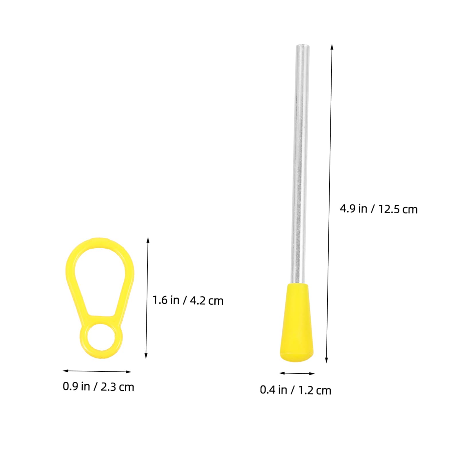 ibasenice 5sets Bacchette e Martelli Per Triangolo Plastica e Ferro Strumenti Musicali Per Percussioni Accessori Per Insegnanti Di Musica