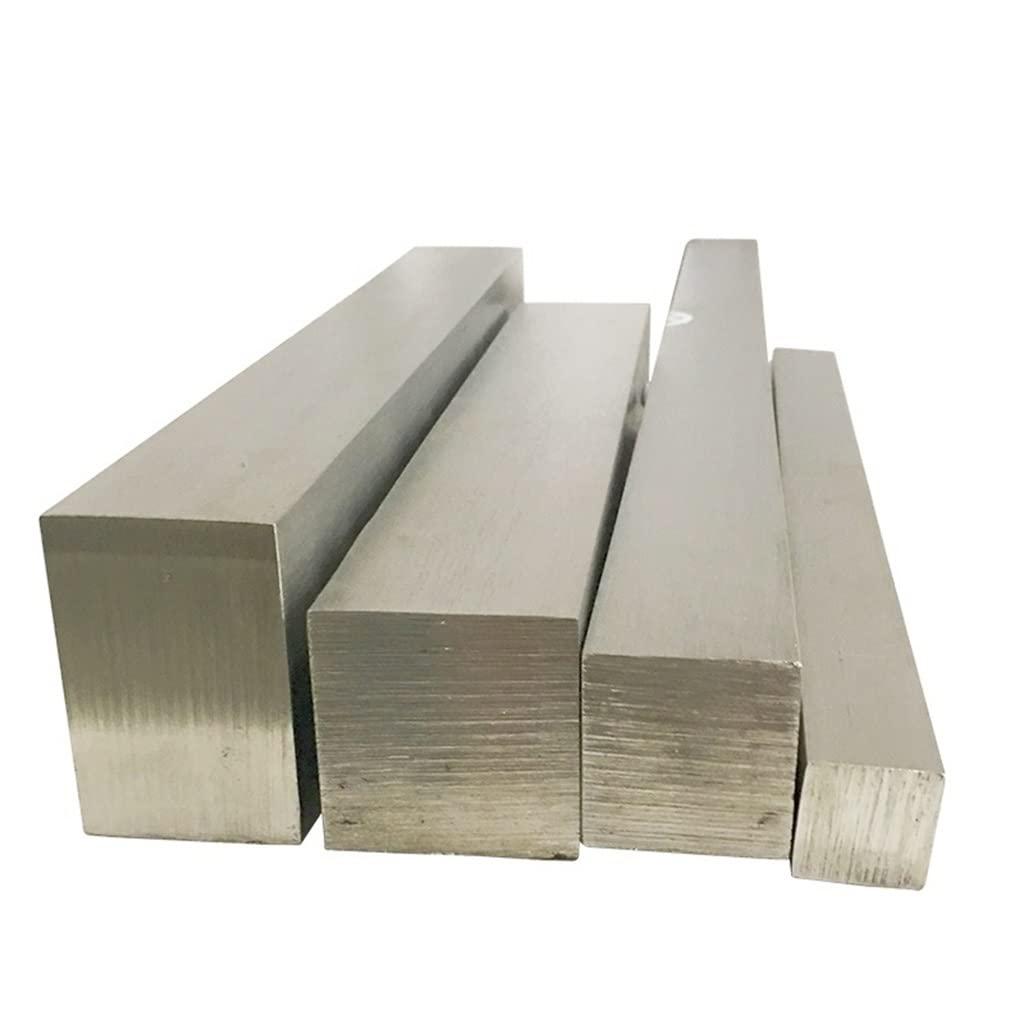 pręt kwadratowy ze stali nierdzewnej, 1 szt. Pręt kwadratowy ze stali nierdzewnej 304, długość 100 mm(7x7x100mm 1pc)