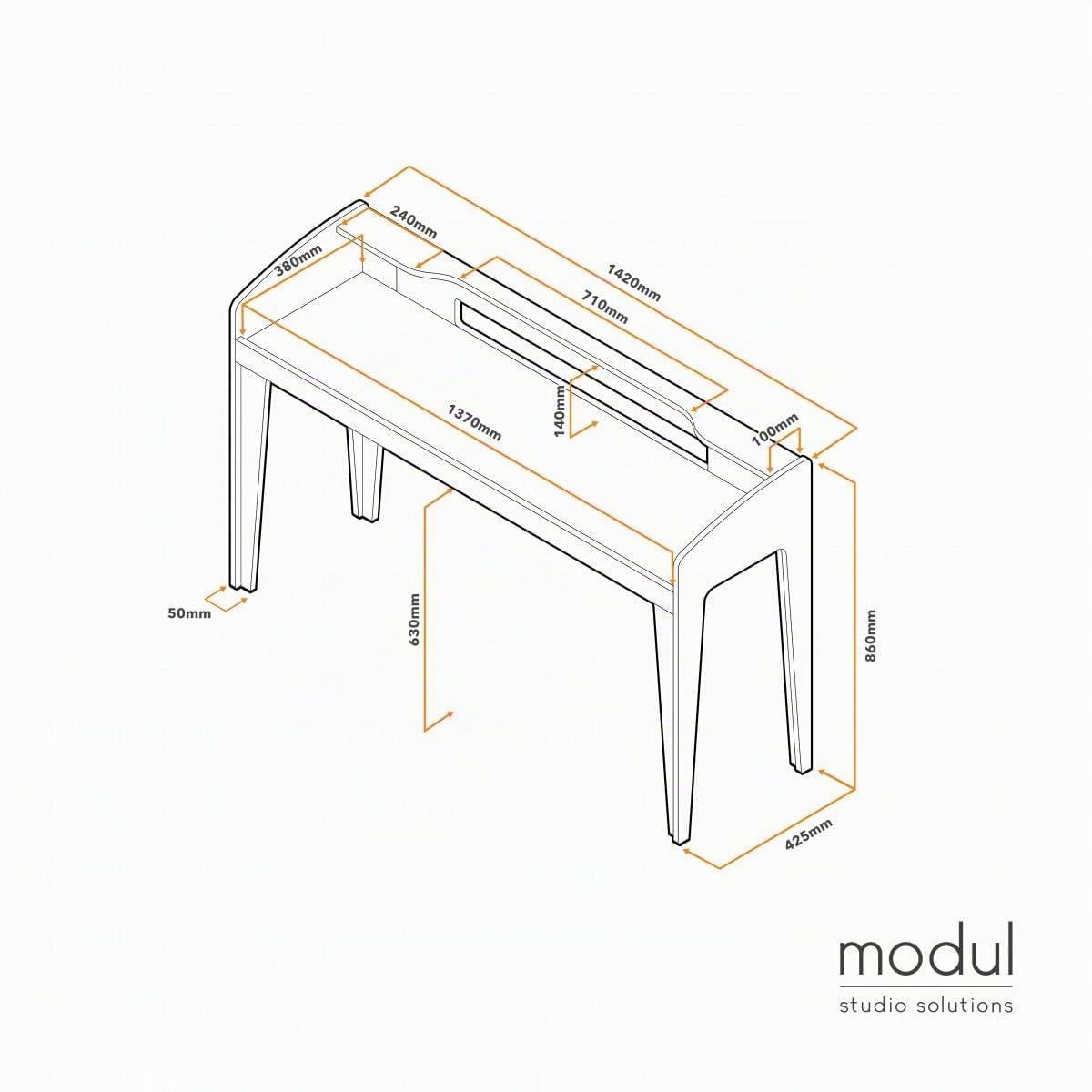 Pied de Piano Universel en Bois - Support de Clavier Numérique Noir | Pour Claviers jusqu'à 88 Touches, Gestion des Câbles à l'Arrière, Sans Vis, Finition en Bois