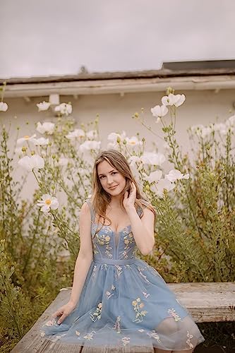 Smileven Women's Short Tulle Homecoming Dresses Sparkle Starry Cocktail Prom Party Gowns2