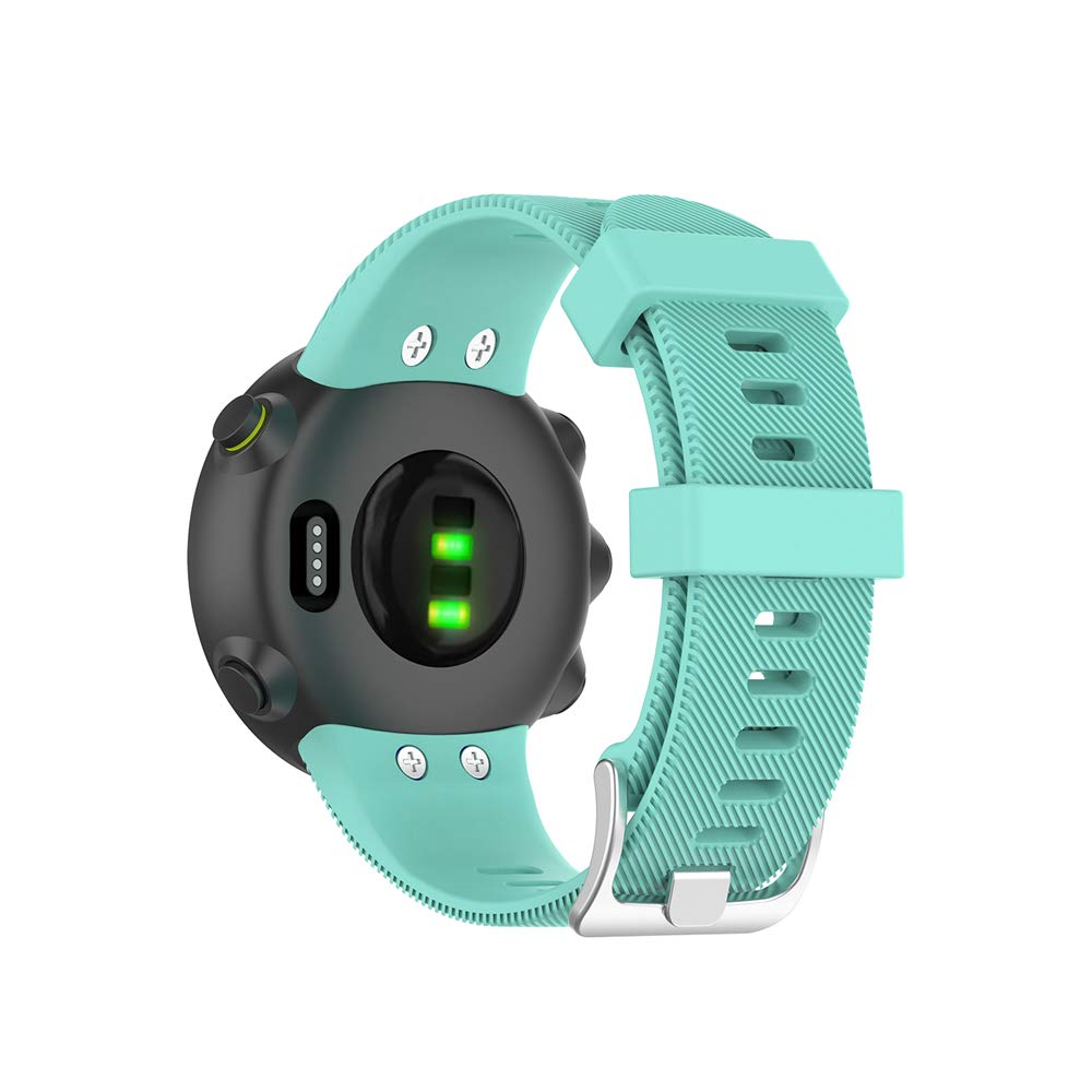Compatible with Garmin Forerunner 45/ Forerunner 45S Bands, Silicone Replacement Watchband for Garmin Forerunner 45/ Forerunner 45S Running Watch (Mint Green)