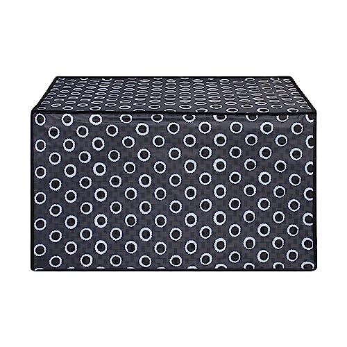 Image of DREAM KING Stylish Design & Printed Microwave Oven Cover Full Closure |waterproof & Dustproof Oven Cover Suitable for All Models - Multicolour SA17