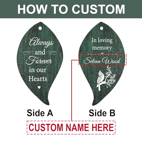Image of ASTARIN Cardinal Memorial Wind Chimes, Personalized 26 inch Small Metal Symphthy Wind Chime, Bereavement Gift for Loss of Loved One Father Mother, Dragonflie Damselflie Decor for Outside Patio Garden