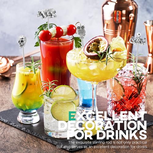 image for Homestia Stainless Steel Coffee Stirrers Sticks, 7.5