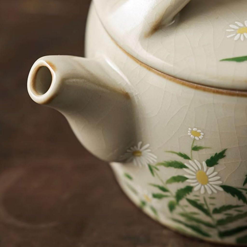 Ceramiczny czajniczek, wykwintny, kreatywny zestaw do użytku domowego, mały zestaw do herbaty Kung Fu, pojedynczy dzbanek, ceremonia parzenia herbaty, czarna herbata, biała herbata, zaparzacz do her