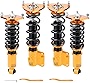 maXpeedingrods Coilover Adjustable for Impreza WRX Sedan/Hatchback 2008-2014, 24 Level Adjustable Damper Spring Shock Absorber, Suspension Kit Strut, Amortiguador Lowering Kits Pillow Ball Top Mounts