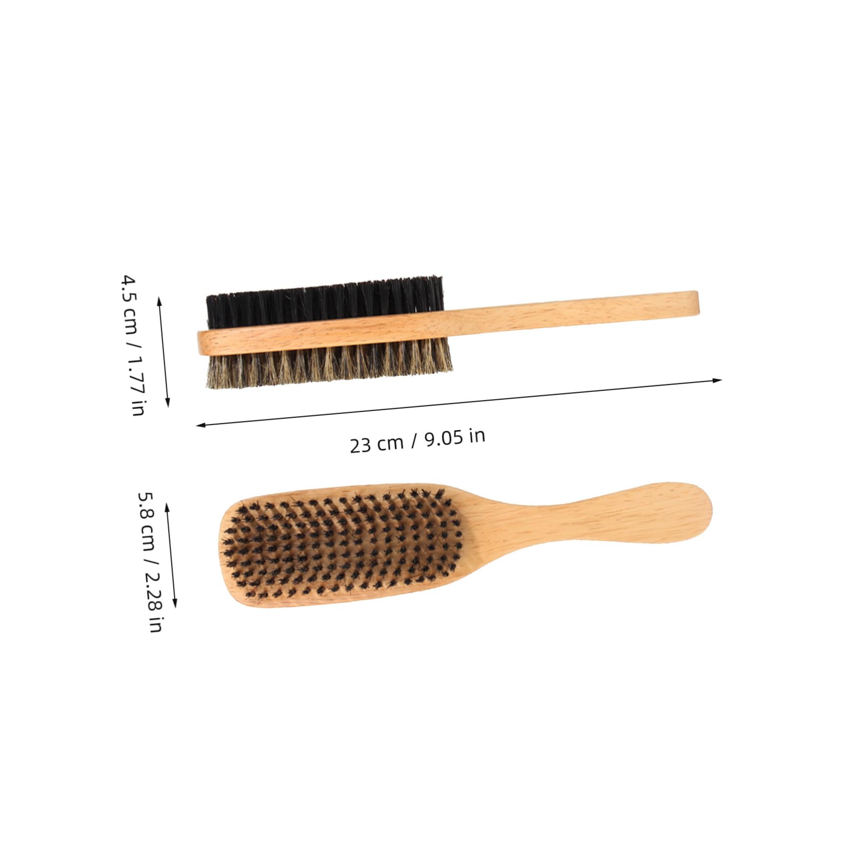 Beatifufu Beard Shaving Brush Men's Grooming Kit Beard Brush Hair Efficient Beard Grooming Tool Beard Grooming Brush