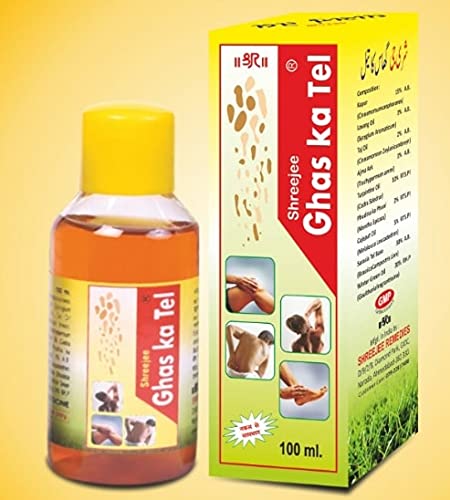 Shreejee Pain Relief Ayurvedic Oil for Body, Joint Pain, Back, Knee, Legs, Shoulder and Muscle pain | 100ml