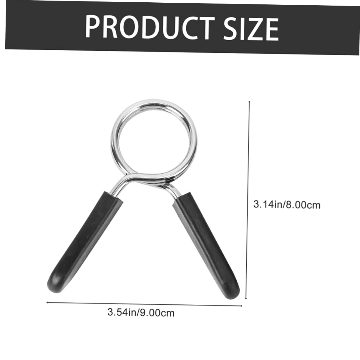 BESPORTBLE 5Pcs Portable Barbell Clamps Durable Weightlifting Collars for Secure Weight Plates for Gym Training Overhead Press and Bench Press