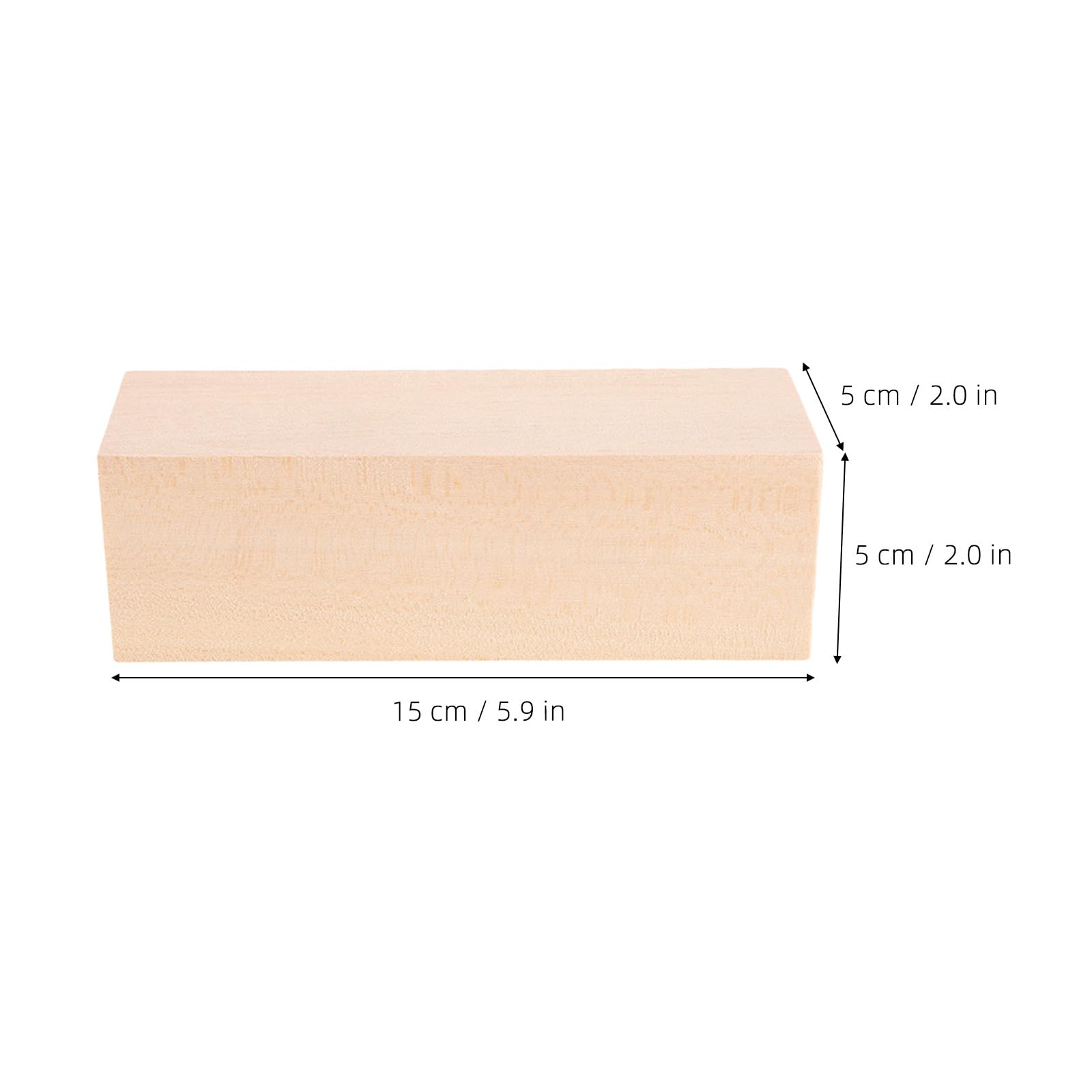 Gatuida 8 bloques de madera de tilo sin pintar para tallar y esculpir.