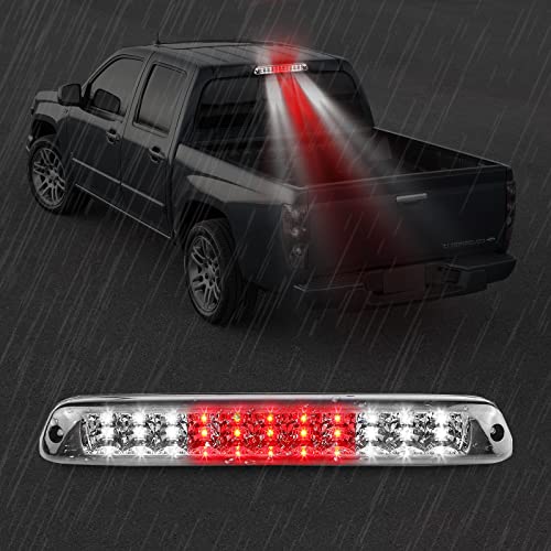 High Mount 3rd Stop Light Compatible with 2004-2012 Chevy Colorado & GMC Canyon Third Center Cargo Reverse Rear LED Brake Light Bar Taillight (Smoke)