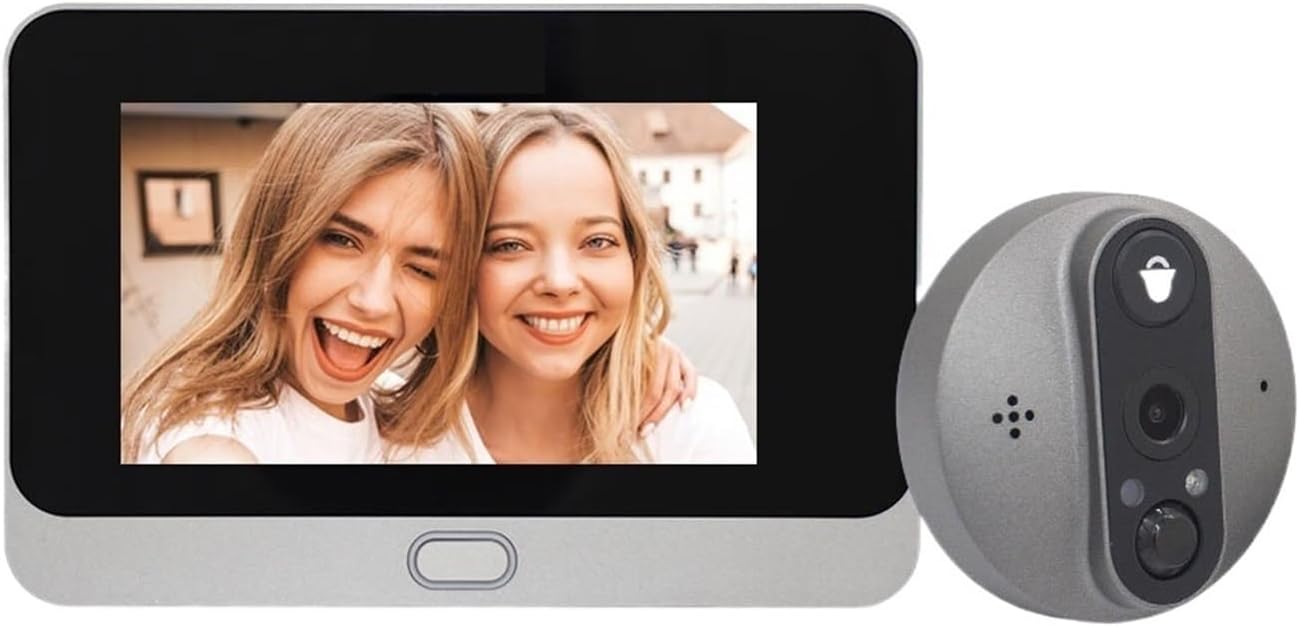 ThikK 1080P Wifi Wireless Video Doorbell Camera Tuya Smart Home Apartment Wifi Visual Peephole Door Bell Tuya Video Intercom for Home(R9S-1080P-32g) ThikK 1080P Wifi Wireless Video Doorbell Camera Tuya Smart Home Apartment Wifi Visual Peephole Door Bell Tuya Video Intercom for Home(R9S-1080P-32g)