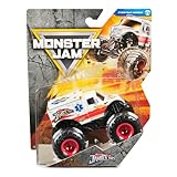 Monster Jam Jambulance Die-Cast Vehicle, 1:64 Scale, White Ambulance Monster Truck Toy, Ages 3 and Up