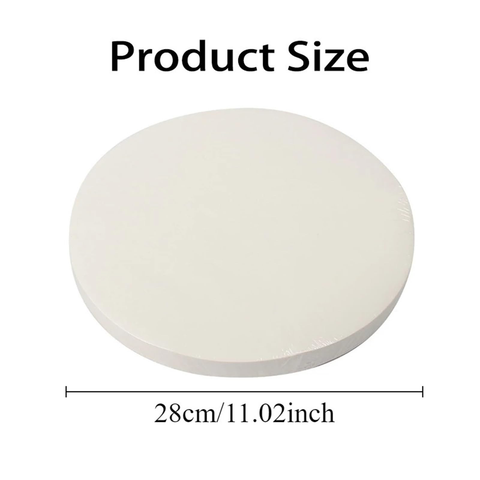 Carta da forno circolare 28 cm con doppio lato resistente al calore for friggitrice ad aria cucina, antiaderente for gli strumenti del barbecue(100PCS)