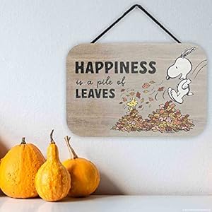 Peanutssnoopyhappinessisapileofleaveshangingwoodwalldecorcutesnoopysignforfallhomedecorating Urban Country Home Decor Peanuts snoopy happiness is a pile of leaves hanging wood wall decor cute snoopy sign for fall home decorating urban country home decor