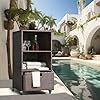 Amazon.com : Outdoor Towel Rack for Pool Outdoor Pool Towel Storage ...