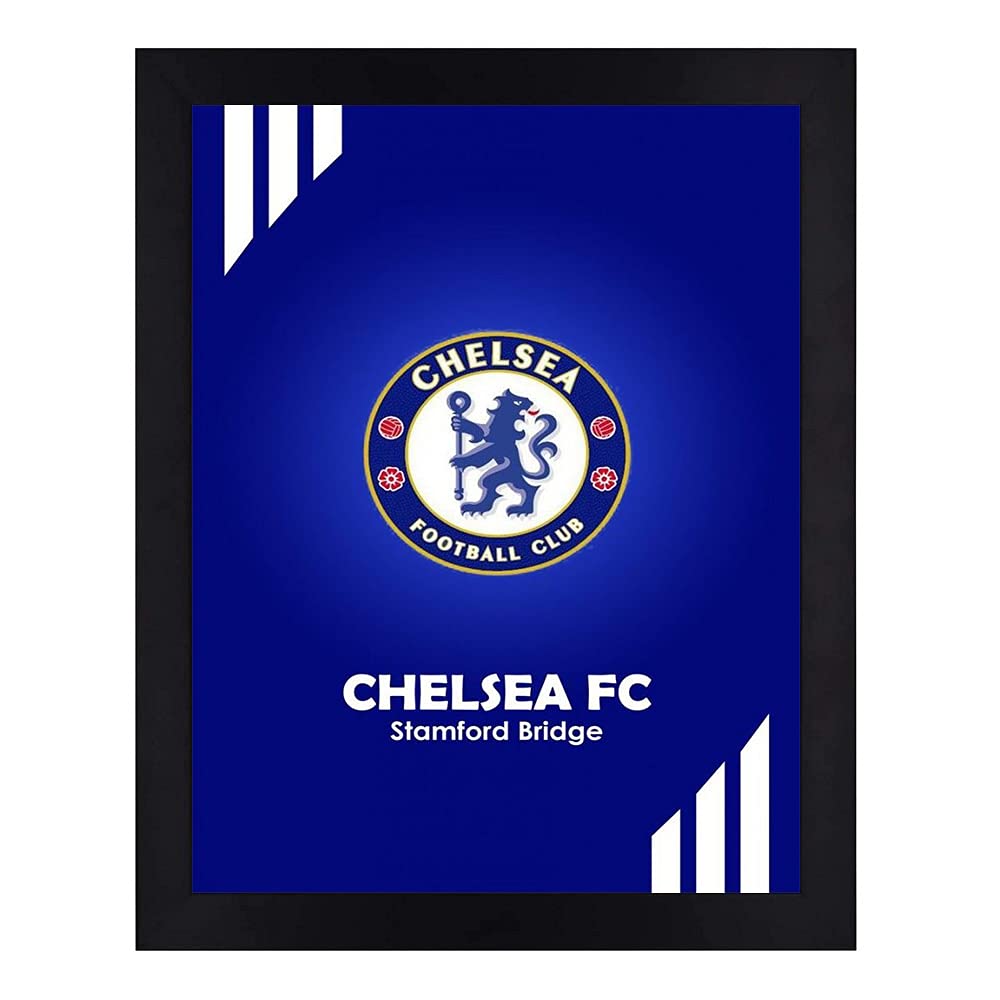Interio Crafts Chelsea FC Framed Poster | Official Soccer Team Wall Art for Fans - 13X9 Inches,Black A4 Frame, Pack of 1 (B076GRNJYL) Amazon Price History, Amazon Price Tracker