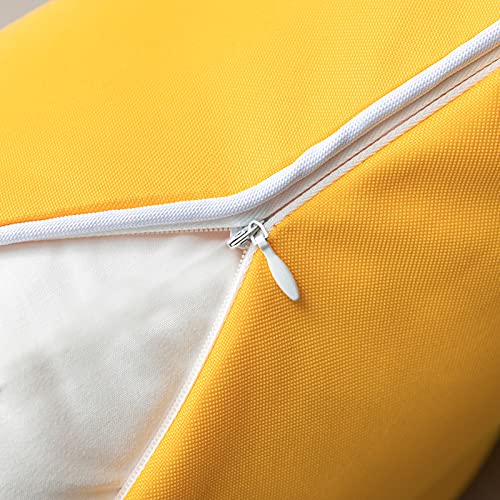 Phantoscope HU-XI-201 Pack Of 2 Outdoor Waterproof Solid Throw Decorative Pillow Cover Decorative Square Outdoor Pillows Cushion Case Patio Pillows thumb #2