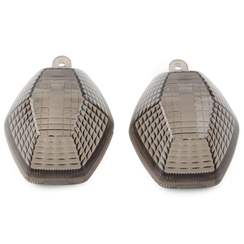 CNxinn10 Brown 2 Pcs Turn Signal Light Lens Front Indicators Lamp Cover for Suzuki GSX DL 650 1250 600 1200 SFV SV1000 DRZ 400 VStrom