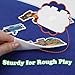 Aizweb Felt Board Bible Stories Set, Flannel Board Stories for Preschool Learning Activities,Bible Toys for Kids, Noah's Ark, David and Goliath, Jonah and The Whale, Jesus Nativity Set,Christian Toys