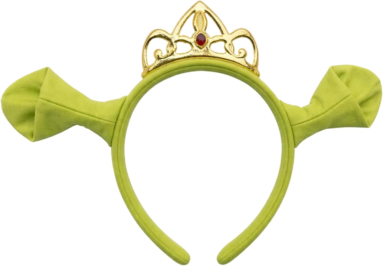 Shrek Costume Crown, Character Headpiece for Cosplay Events, Themed Parties and Halloween Celebrations, Durable Replica Accessory with Vibrant Green Finish