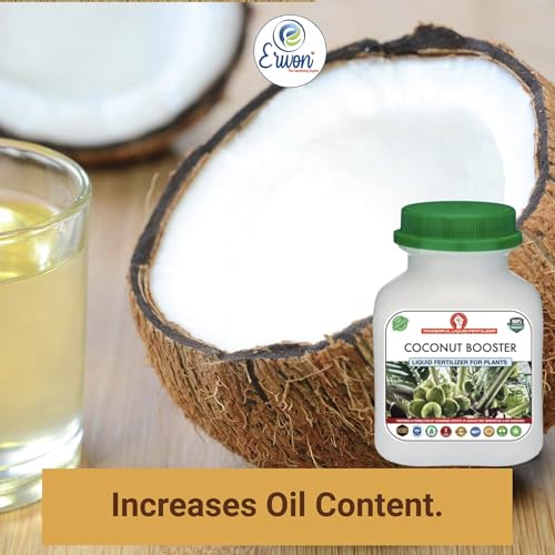 Image of Erwon Coconut Booster Liquid Fertilizer Premium Essential Powerful Liquid Fertilizer for the Best Growth of Coconut Plants with Fruiting Nutrients and Charged Micro-organism. (100 ml)