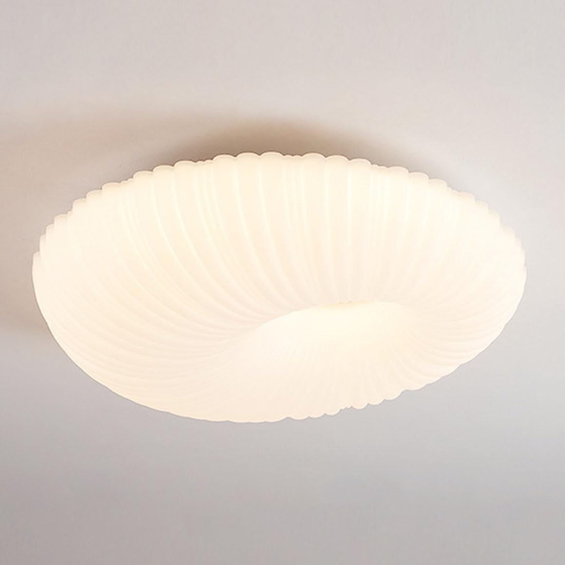 HXYSXHJUO Scandinavian full spectrum chandelier, led shell eye protection for living room dining table bedroom study lamps and lanterns,Ceiling