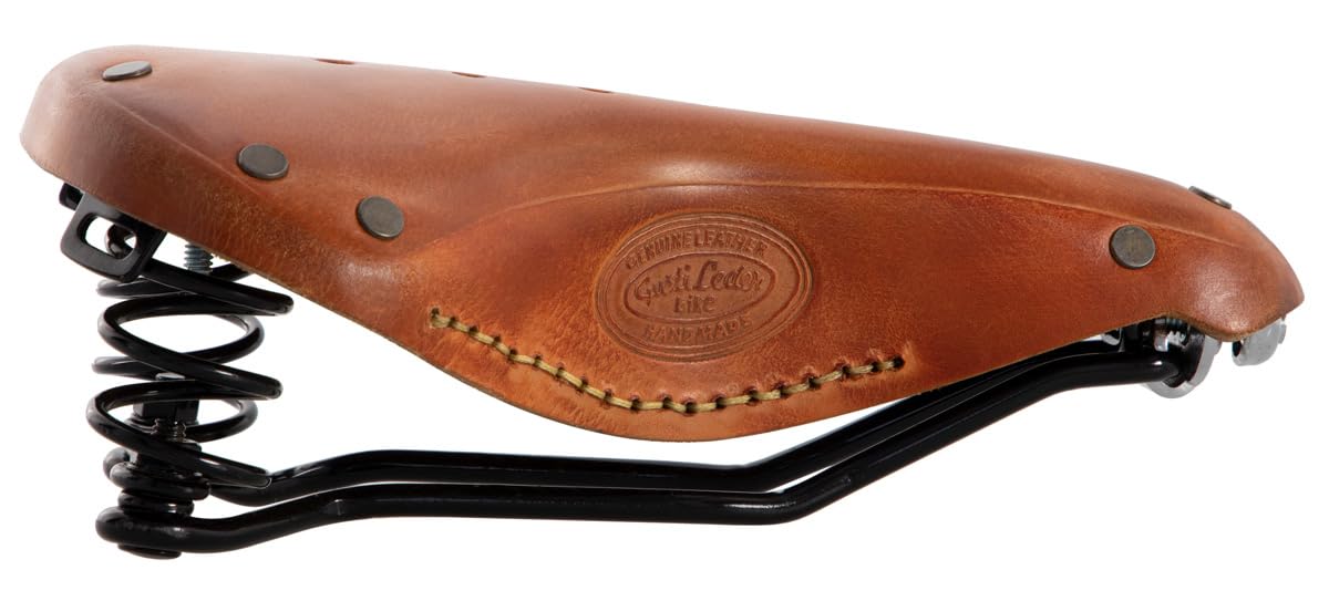 Gusti Walter G Selle de vélo de Ville en Cuir Vintage Rétro Cuir