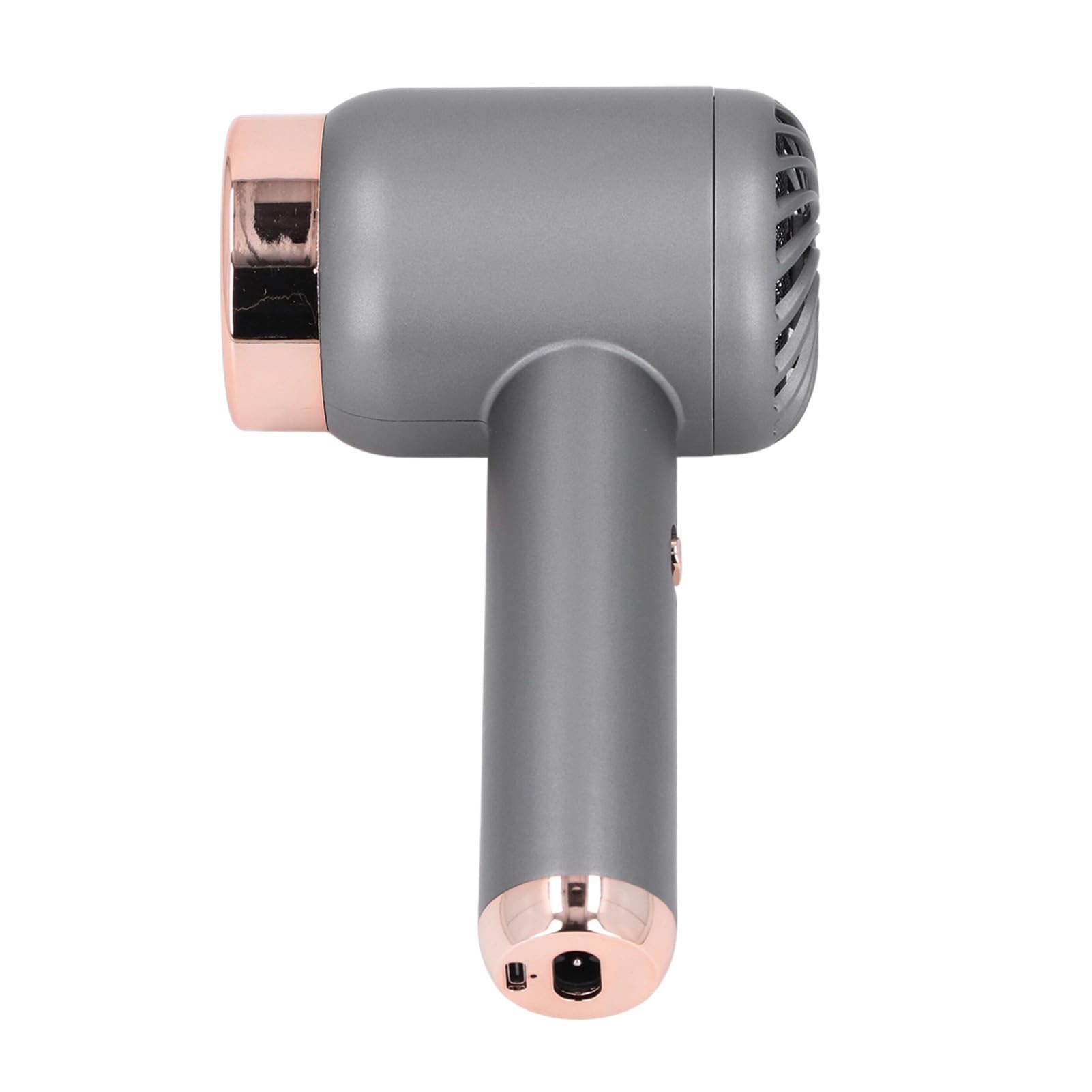Asciugacapelli Senza Fili, Asciugacapelli Ionico Ricaricabile, Asciugacapelli Portatili da 1500 MAh, Asciugacapelli a Batteria per Viaggi in Campeggio (grigio scuro)