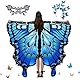 Schmetterling Umhang Damen,Damen Schmetterling Kostüm Umhang mit Schmetterling Haarreif,Schmetterlingsflügel,Damen Spitze Maske Bunter Schmetterling Umhang,für Halloween Fasching Party Cosplay