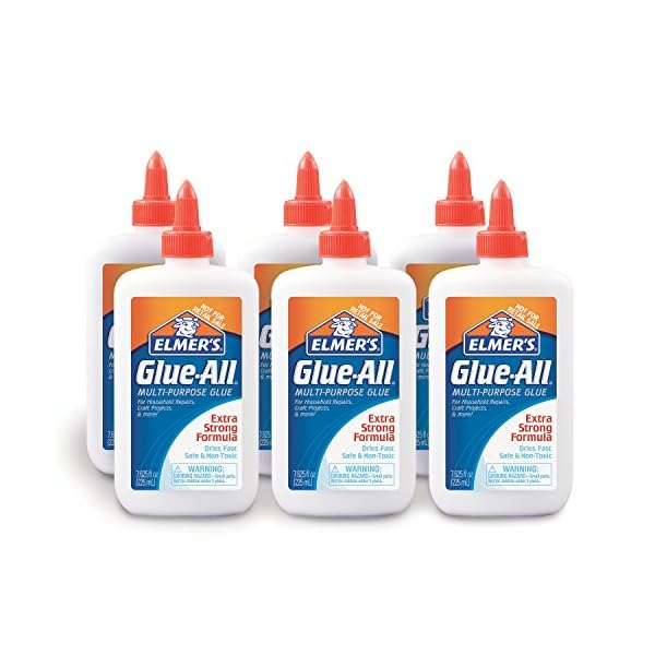 Elmer's Glue-All Multi-Purpose Liquid Glue, Extra Strong, 7.625 Ounces, 6 Count