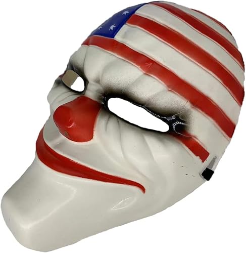 Miniatura 3 de Máscara de Dallas de día de pago accesorios de fiesta de Halloween máscara de cosplay fiestas de disfraces carnaval