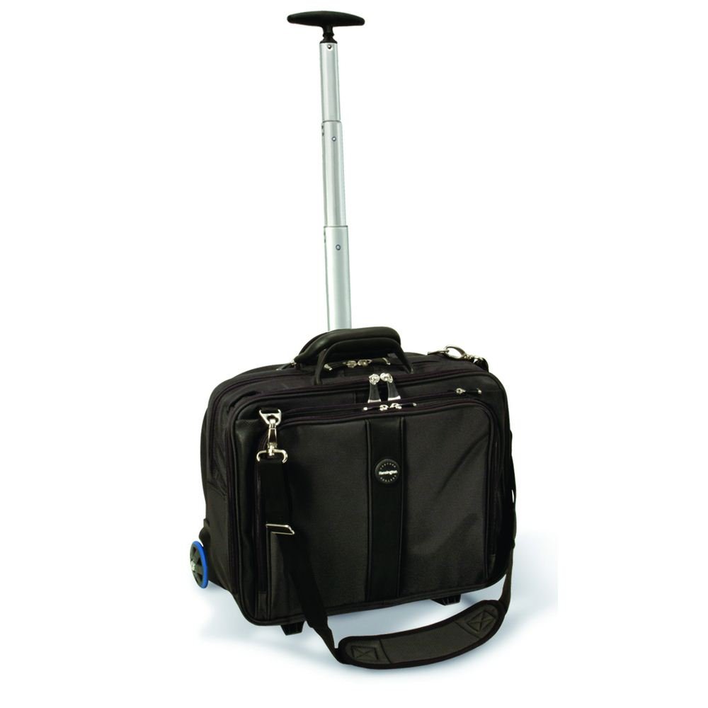 LIGHTPAK 46133 Phoenix Business Laptop Trolley with 4 Smooth-Running Wheels, Lockable Trolley System, Business Suitcase, Laptop Compartment for Notebooks up to 17 Inches, Grey, Suitcase 43.5 x 44.5 x 21 cm