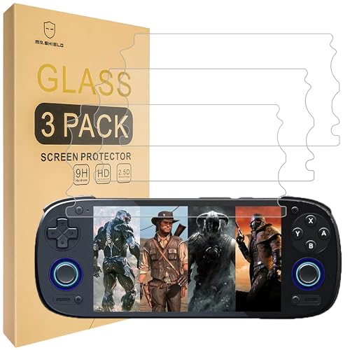 Mr.Shield Protector de Pantalla para Retroid Pocket 5 Cristal Vidrio Templado [3 Piezas] [9H Dureza] Anti-Arañazos