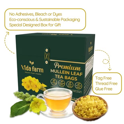 Image of VIDA FARM 125 Mullein Leaf Tea Bags