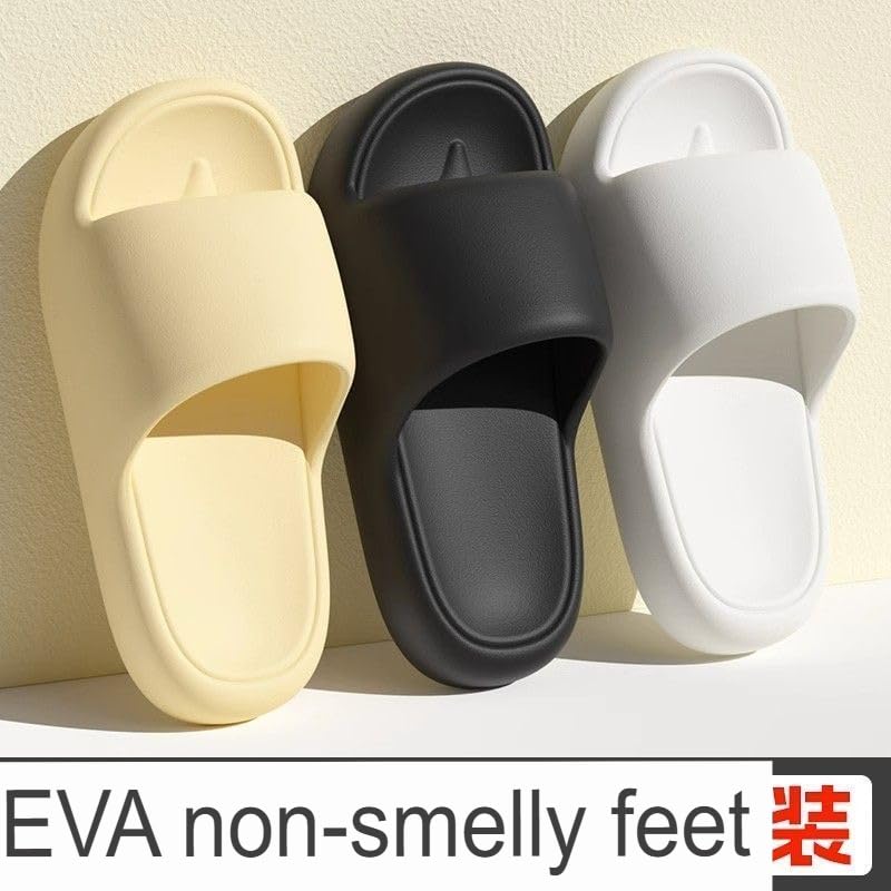 Image of DRUNKEN Slippers For Men Winter Sandals Casual Flats Home Footwear Man Girls Sliders Flip Flops Chappals Ladies Clogs Sleeper Slides Stylish Ortho Soft