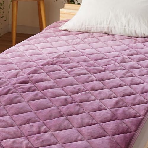 西川 敷きパッド クイーン 冬 【触れて一秒。虜になるふわとろタッチ】 毛布敷きパッド 纏生 160×205cm 無地 ピンク とろける 冬用 フランネル あたたかい ふわふわ 敷き毛布 あったか パッド シンプル