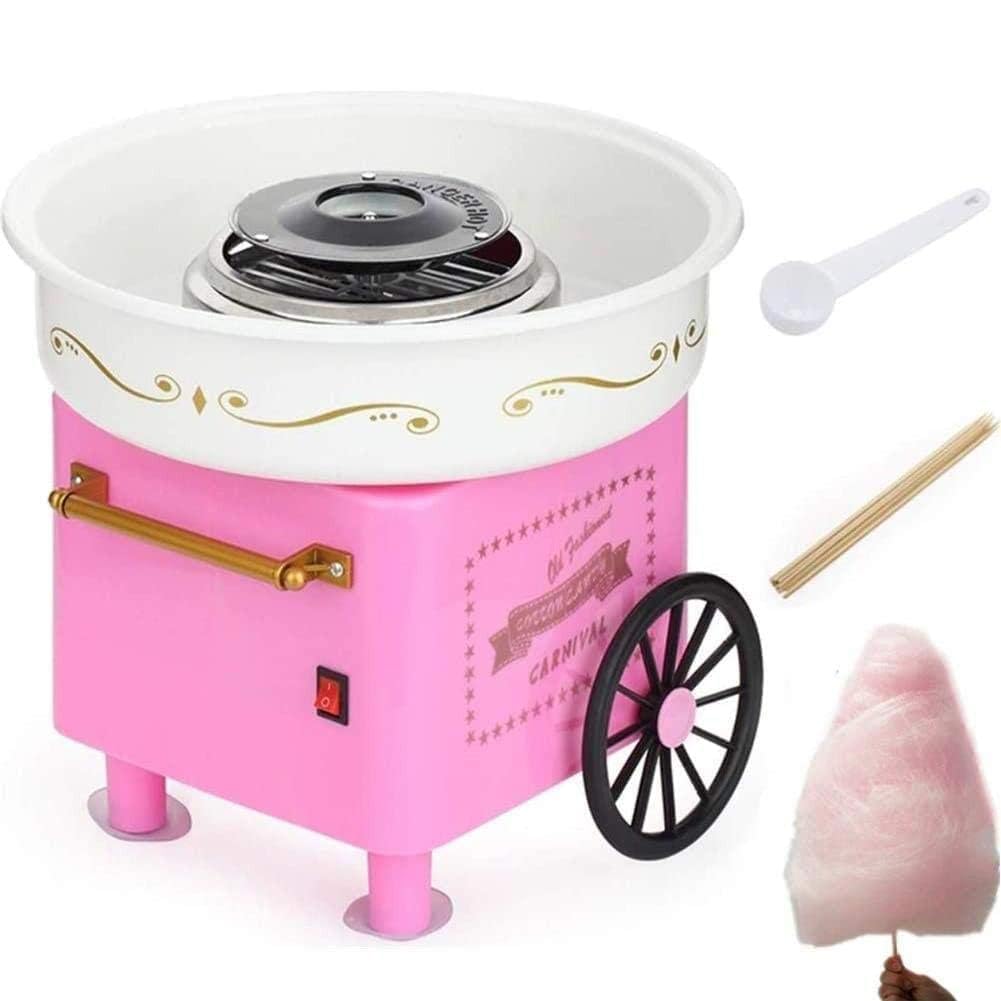 Cotton Candy Maker Sugar Free Candy, Sugar Floss, Homemade Sweets for Birthday Parties Carnival Party, Kitchen Bakery Snacks Includes (Cotton Candy Machine)-picture-37