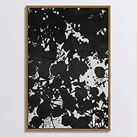 SIGNWIN Canvas Wall Art Black and White Flowers Canvas Prints Home Artwork Decoration for Living Room,Bedroom - 16