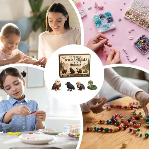 Kit de animales de perlas 3D, el regalo creativo ideal para adolescentes 4