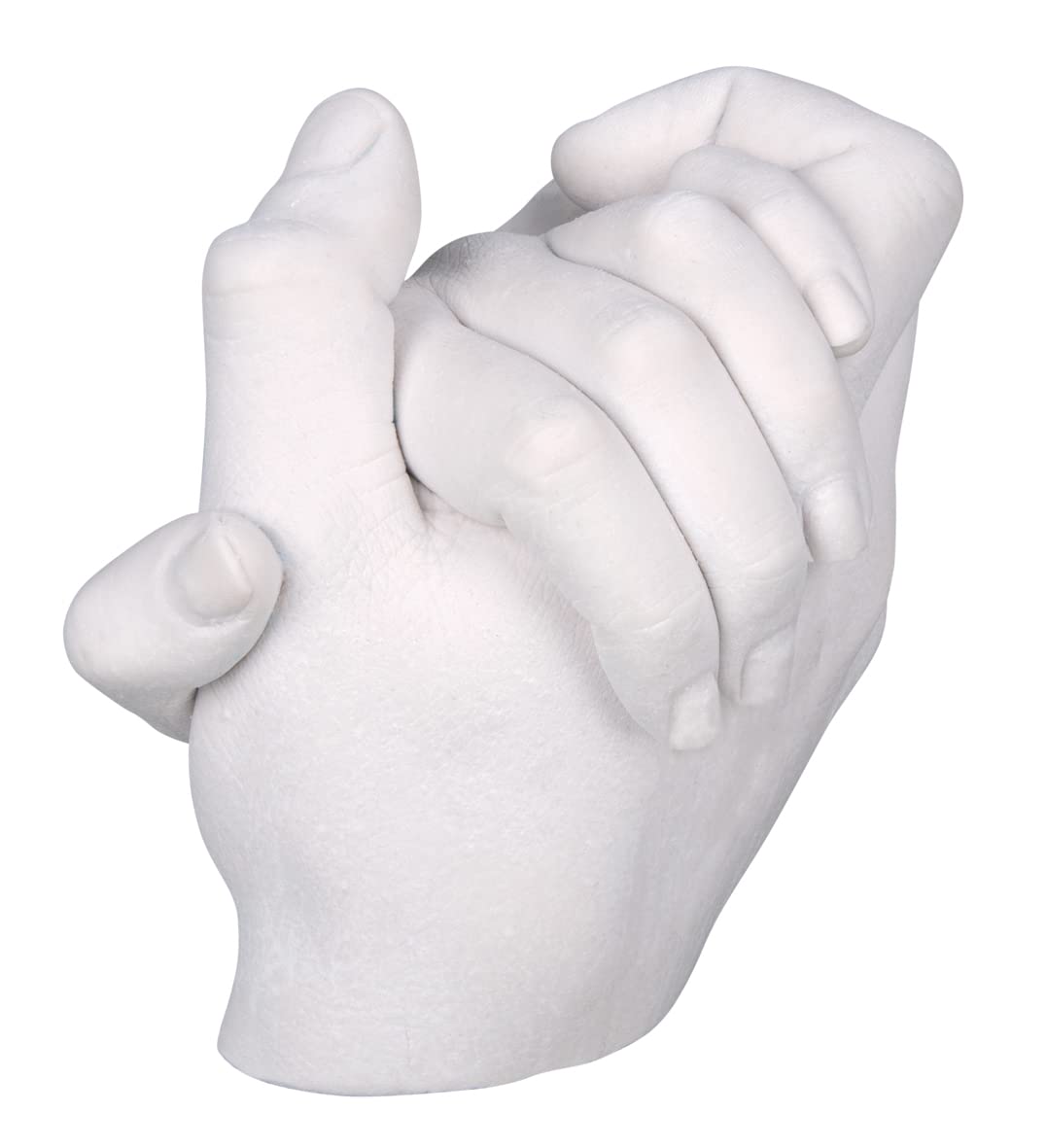 Rayher 34471000 zestaw do formowania rąk, opakowanie do majsterkowania, odlewanie rąk o wyglądzie 3D, 500 g masy do wyciskania + 1000 g proszku gipsowego, prezent na ślub