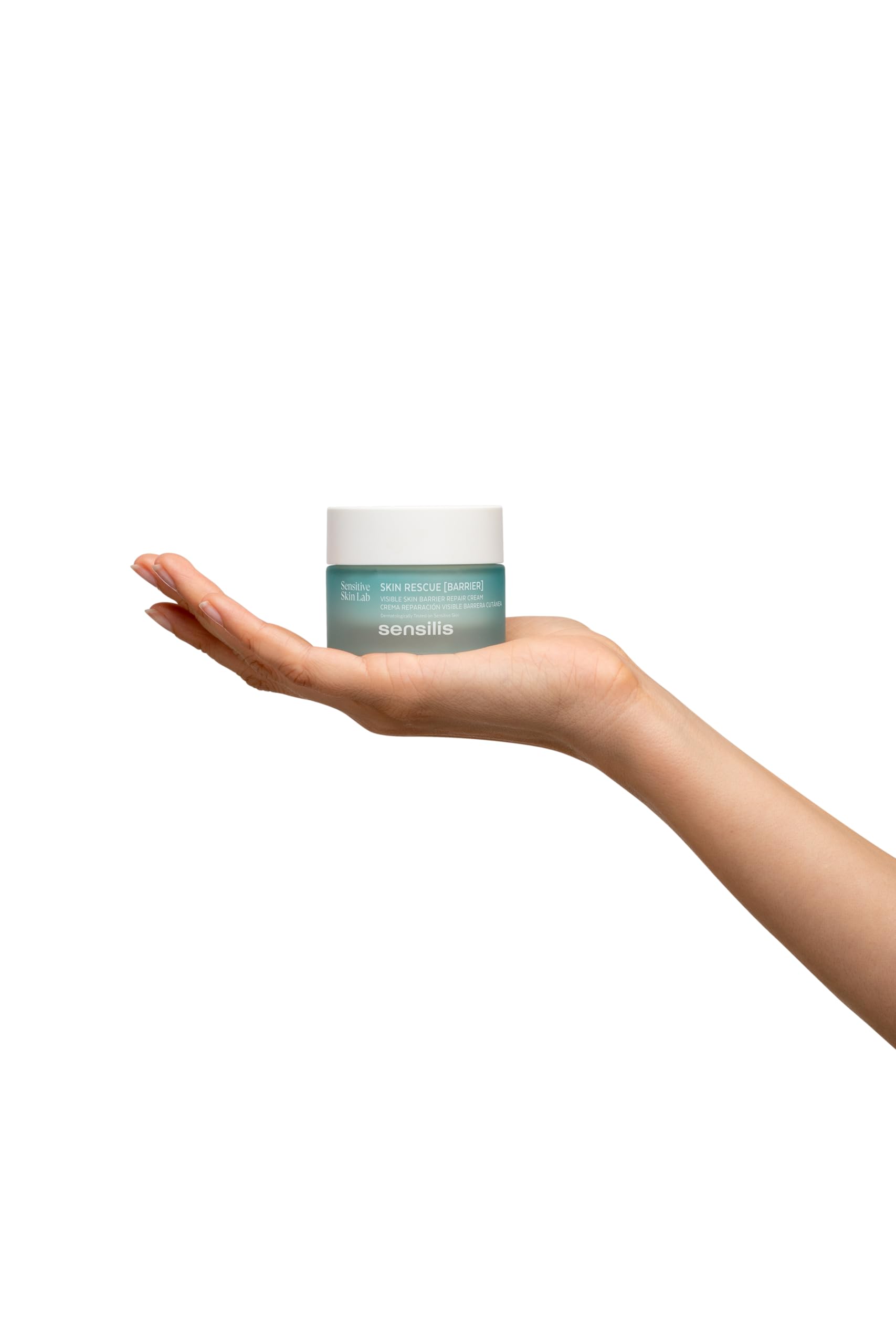 Sensilis - Skin Rescue Barrier, Crema Facial Reparadora, 50 ml | Ácido Hialurónico, Ceramidas, Repara, Hidrata, Reduce Rojeces, Hipoalergénica, No Comedogénica, Textura Crema, Uso Facial