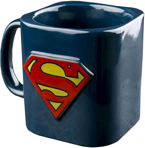 Superman - Taza con logotipo de Superman en 3D