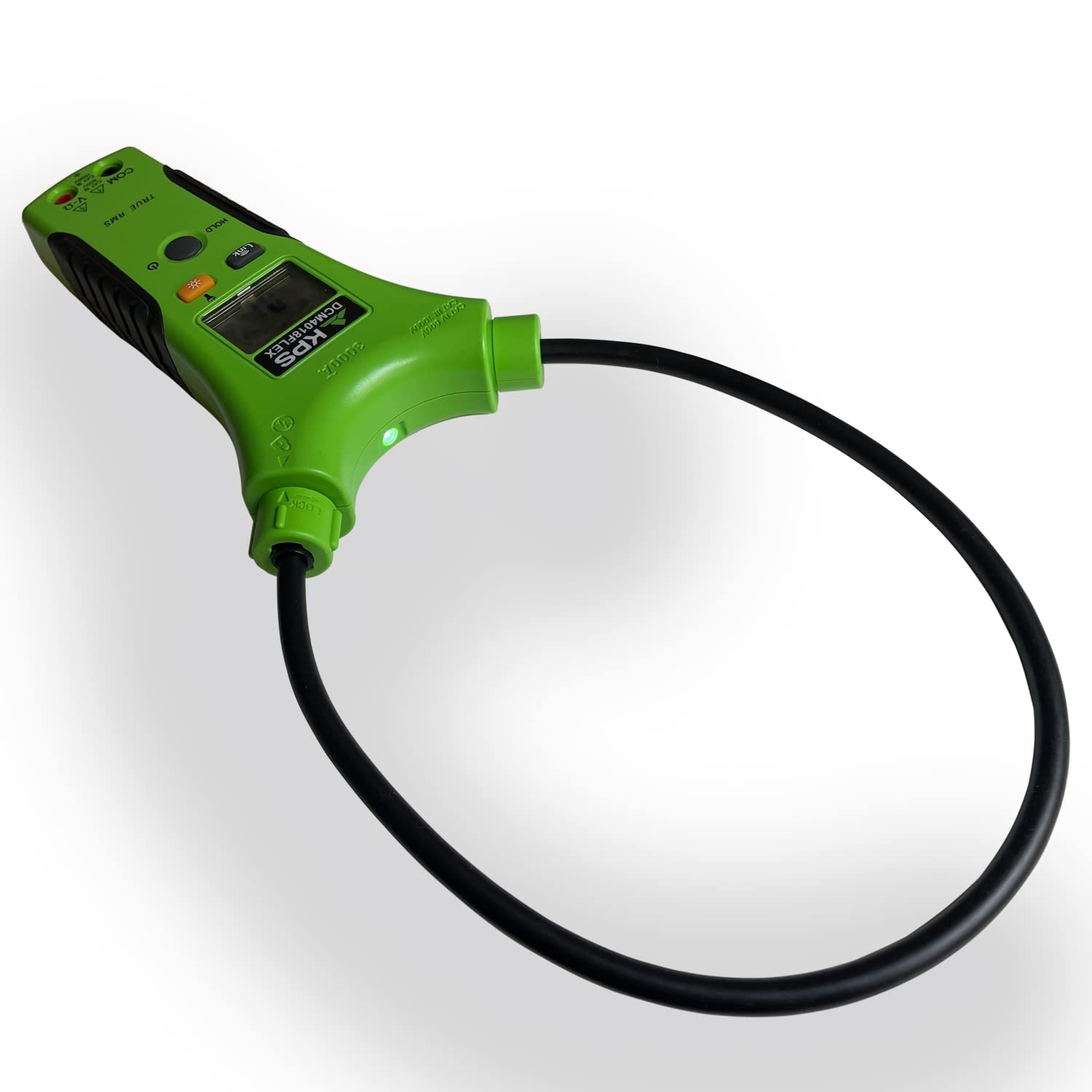 KPS-DCM4018FLEX Pinza Amperimétrica Flexible TRMS Corriente AC 3000A y Tensión AC/DC 1000V 10.000 Cuentas con Conexión Bluetooth