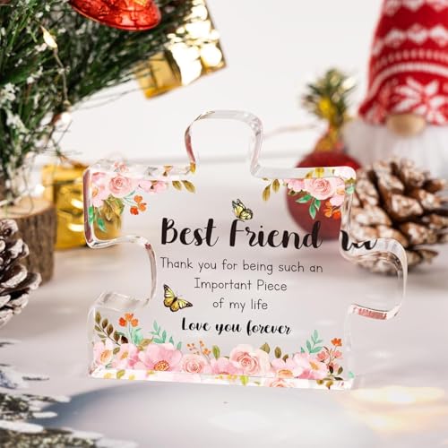 Image of Heart shaped plaque gift (Best Friend)